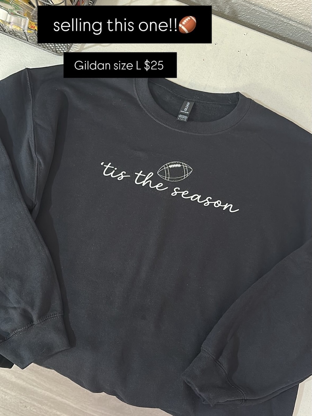 Gildan Football Season Crewneck